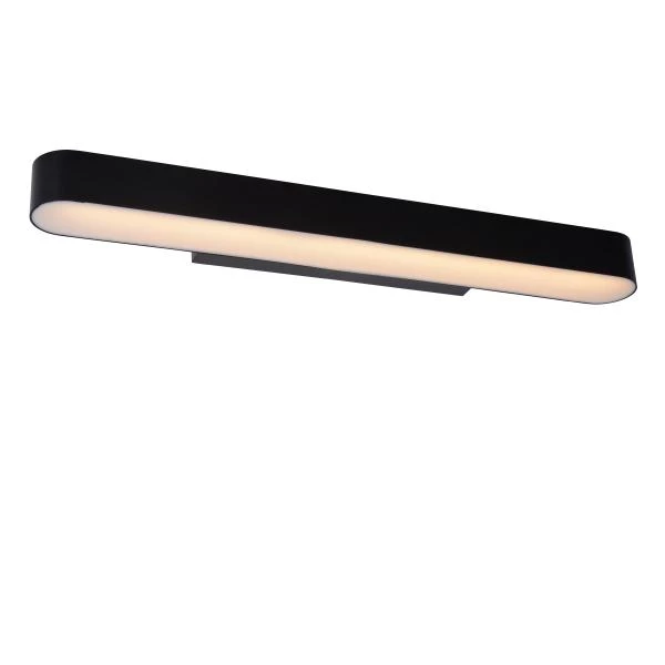 Lucide MADELON - Wandleuchte Badezimmer - LED - 1x9W 2700K - IP44 - Schwarz - detail 1
